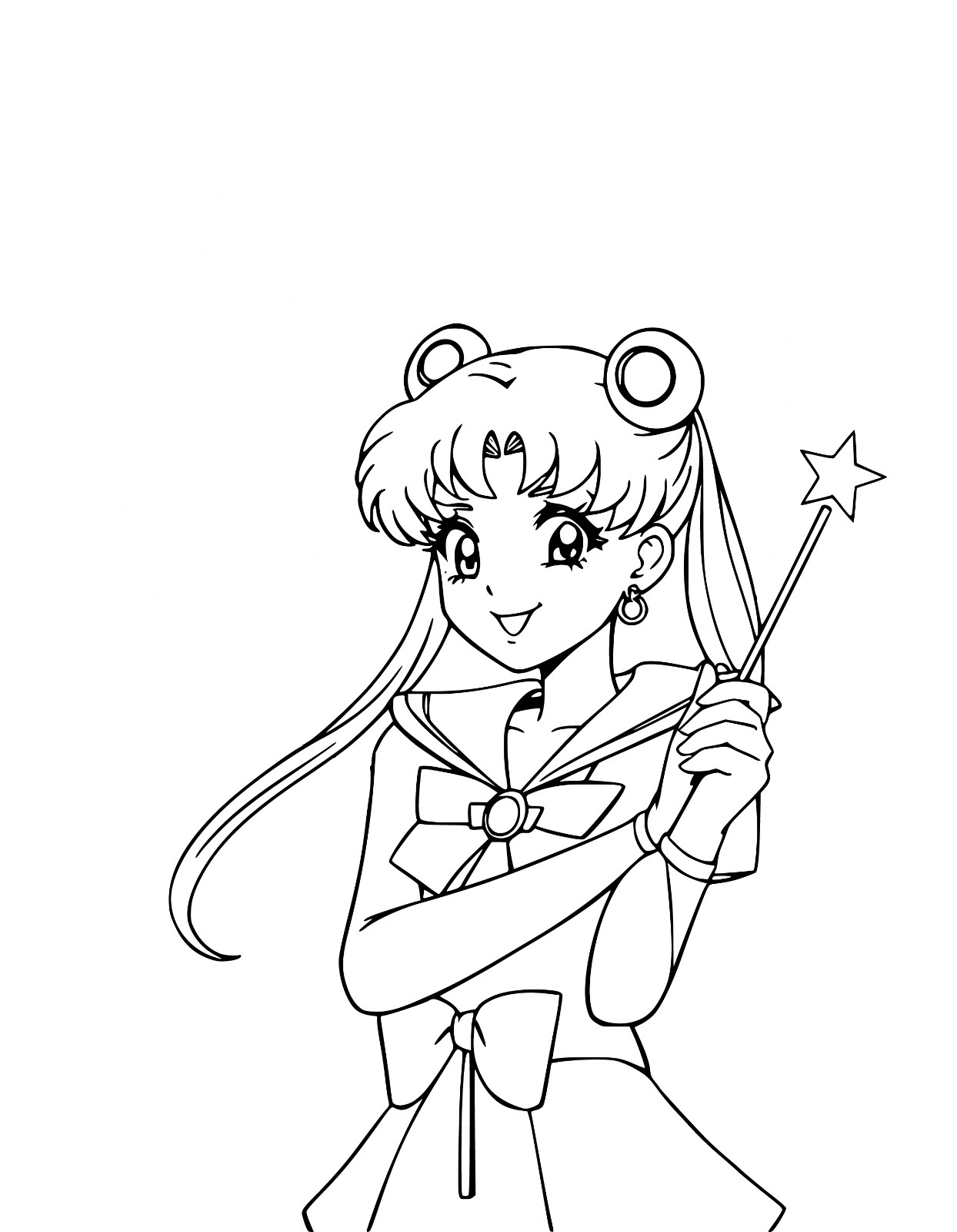 Ausmalbild Sailor Moon