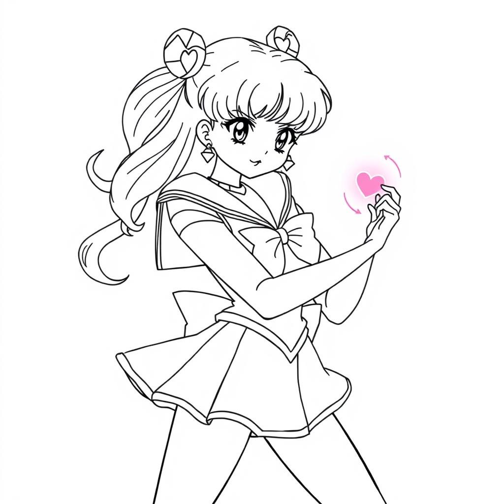 Sailor Moon Ausmalbilder für Mädchen