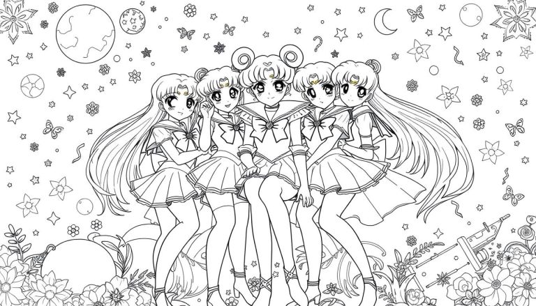 Sailor Moon Ausmalbild Kostenlos