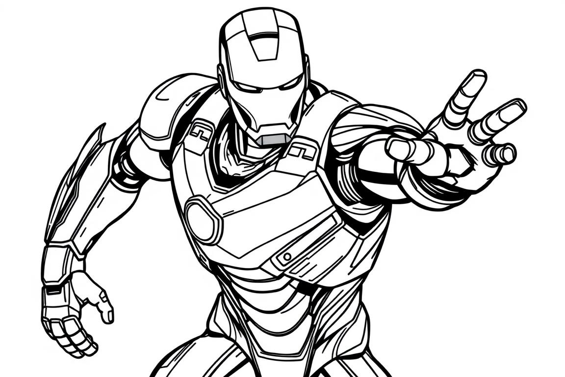 Ausmalbild Ironman