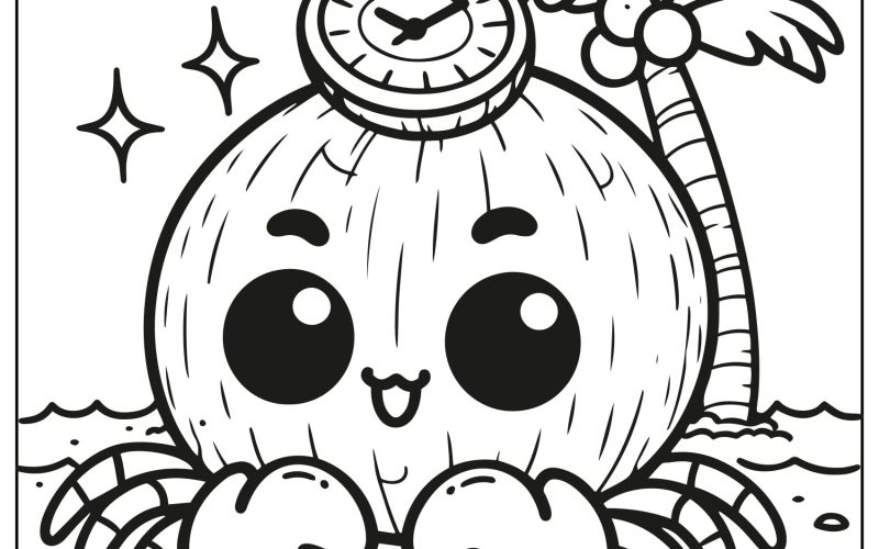 Kawaii Ausmalbilder zum Ausdrucken