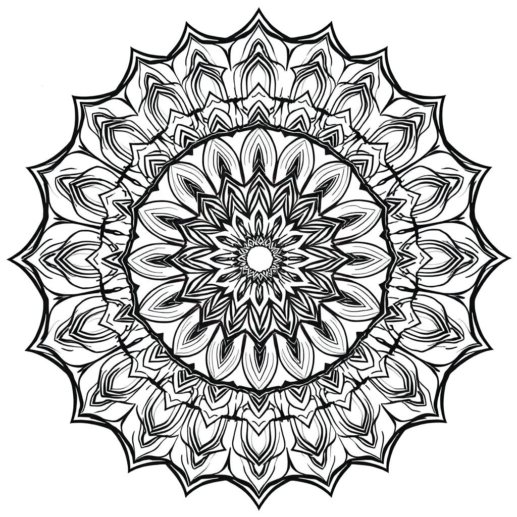 Entspannung Mandalas Ausmalbilder zum Ausdrucken