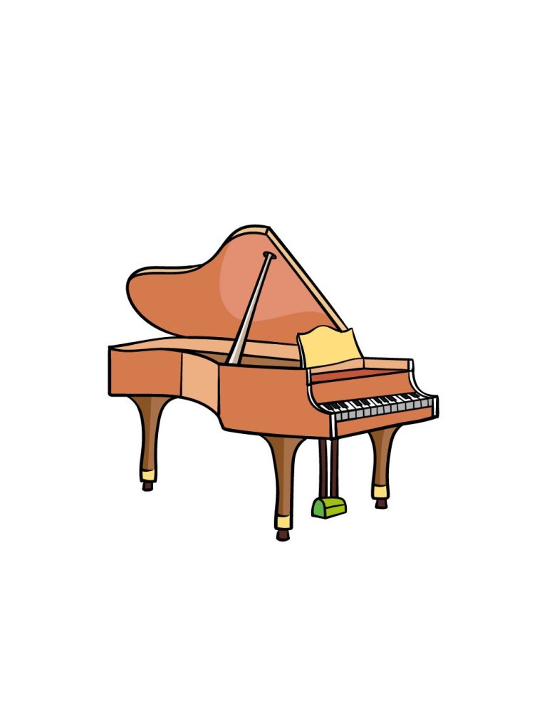 Klavier Zeichnen