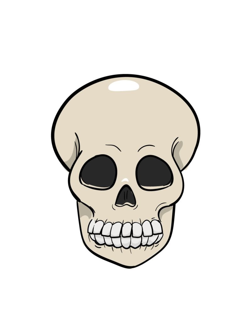 Totenkopf Bild Zeichnen als Herunterladen